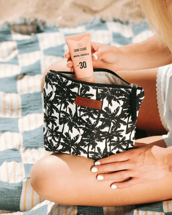 Palm Zipper Pouch | Sand Cloud - Image 2