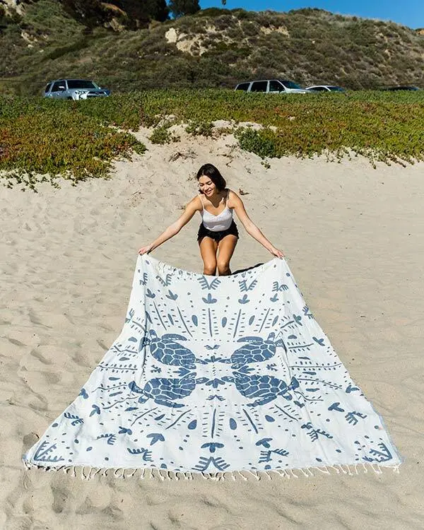 Prism Turtles Beach Towel | Sand Cloud