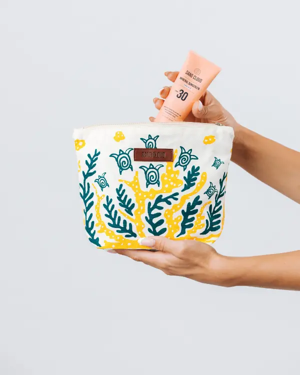 Swimming Turtles Zipper Pouch | Sand Cloud - Image 3
