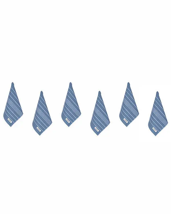 Classic Bath Washcloth Bundle- 6 Pack - Slate Blue | Sand Cloud - Image 4