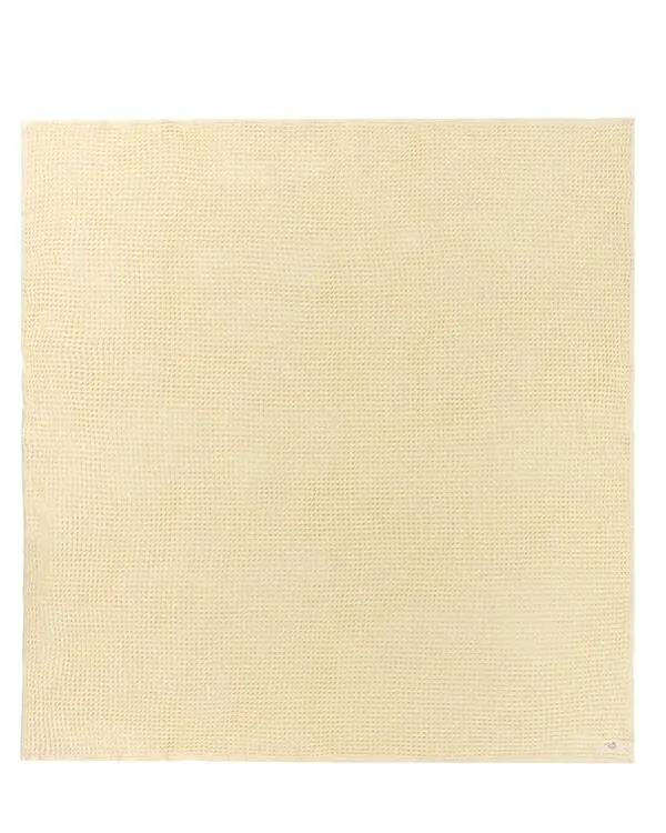Little Fishies Waffle Blanket - Butter | Sand Cloud - Image 2