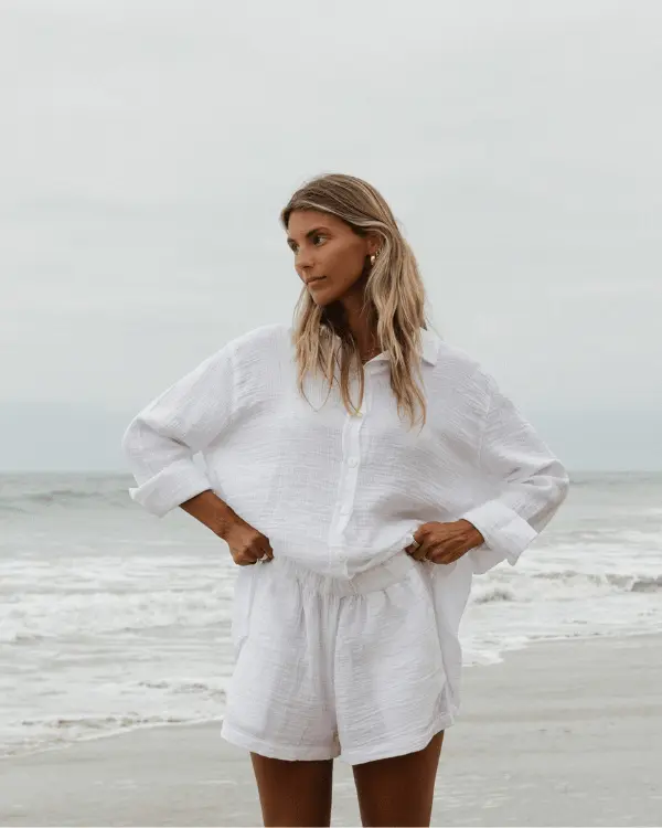 Alternative view of Anjuna Gauze Short | Sand Cloud