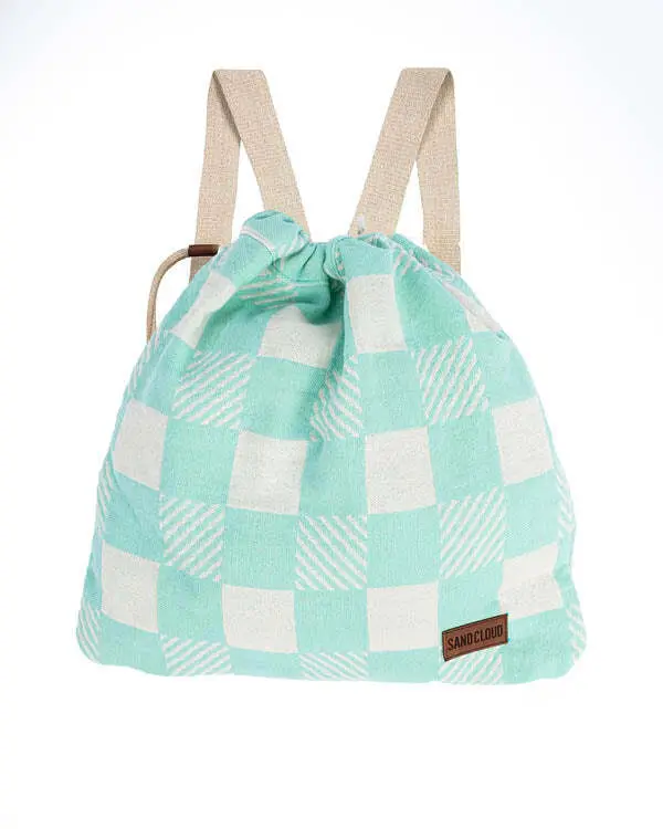 Alternative view of Checker Towel Bag - Florida Keys | Sand Cloud