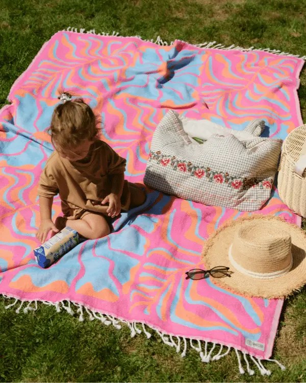 Painted Daisies Blanket | Sand Cloud - Image 2