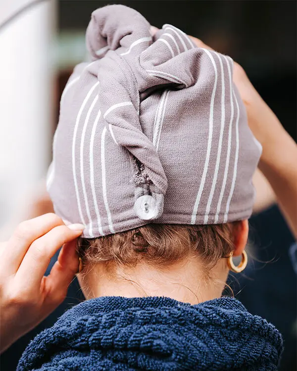 Classic Hair Towel - Grey | Sand Cloud