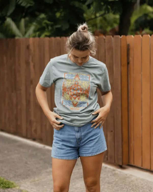 Mandala Turtle SS Tee - Chinoise Green | Sand Cloud - Image 3