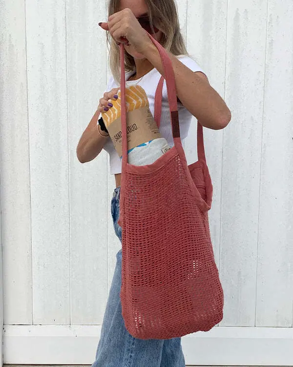 Net Market Bag Terracotta | Sand Cloud - Image 2