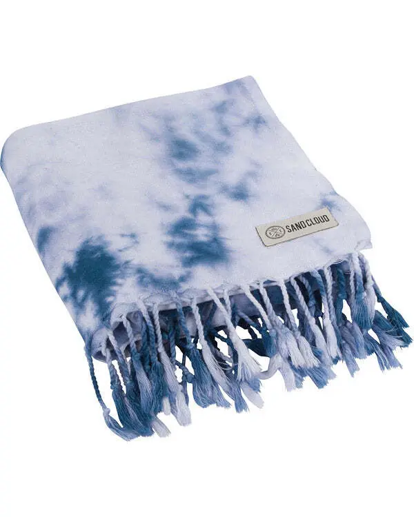 Black Acid Wash Beach Towel- Sand Cloud | Sand Cloud - Image 4