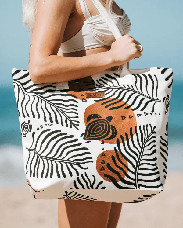Retro Turtles Beach Tote | Sand Cloud - Image 2