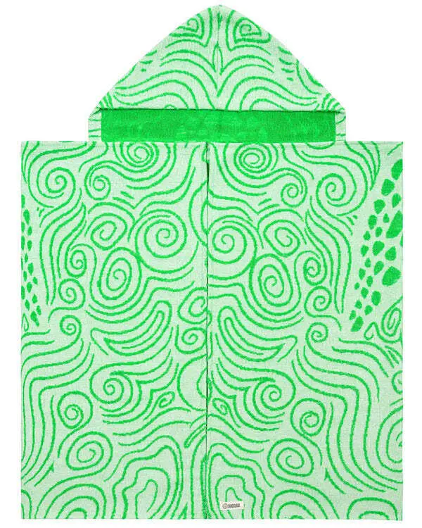 Swirl Turtle Hooded Kids Bath Towel | Sand Cloud - Image 6