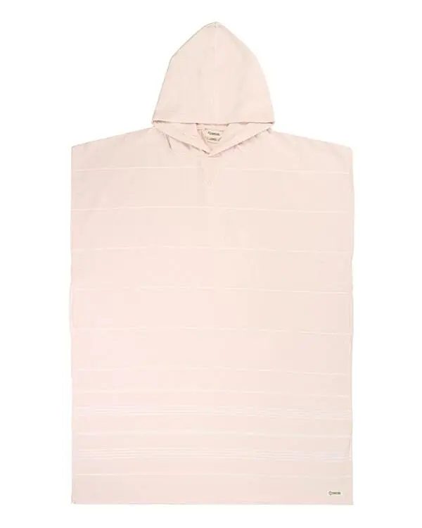 Classic Stripe Hooded Poncho - Calcite Pink | Sand Cloud