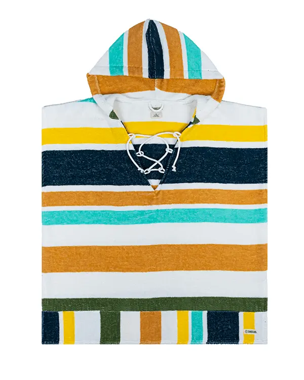 Vacation Vibes Stripe Cover Up With Hood | Sand Cloud