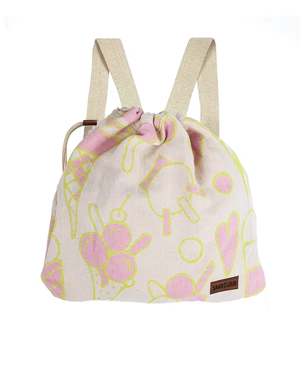 Ice Cream Towel Bag - Natural | Sand Cloud - Image 2