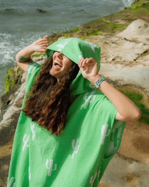 Cactus Hooded Poncho | Sand Cloud - Image 4