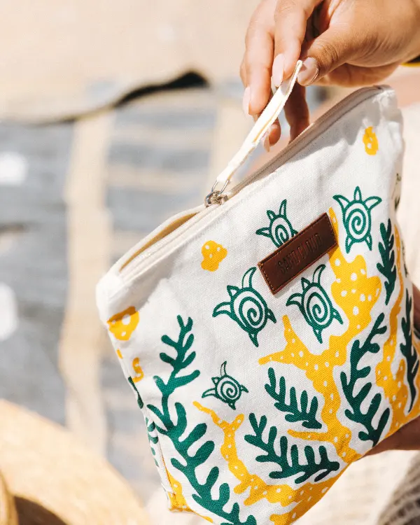 Swimming Turtles Zipper Pouch | Sand Cloud - Image 4