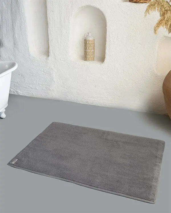 Alternative view of Willow Bath Mat - Grey | Sand Cloud
