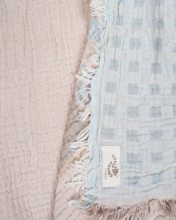 Choo-Choo Train Gauze Receiving Blanket Single with Pouch | Sand Cloud - Image 4