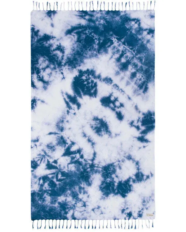 Black Acid Wash Beach Towel- Sand Cloud | Sand Cloud