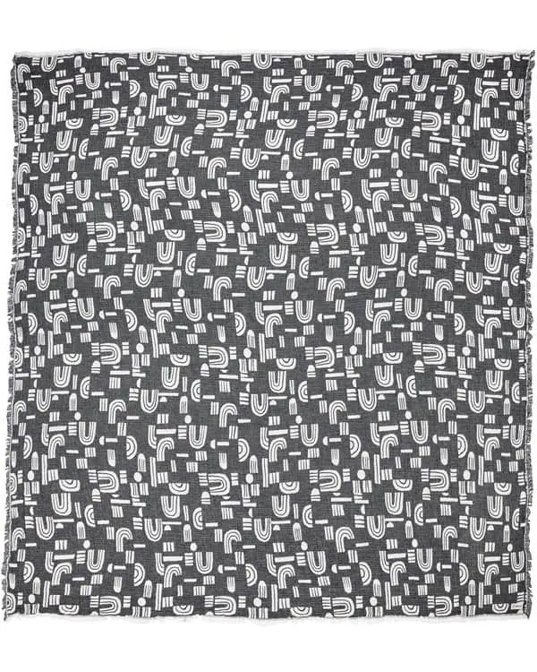Retro Arches PARTY BLANKET Black | Sand Cloud
