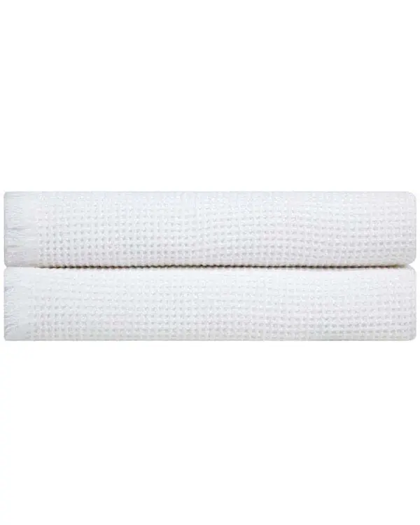 Alternative view of Micro Waffle XL Bath Bundle - 2 Pack -White | Sand Cloud