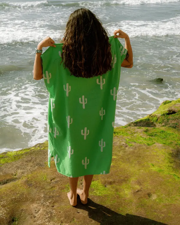 Cactus Hooded Poncho | Sand Cloud - Image 2
