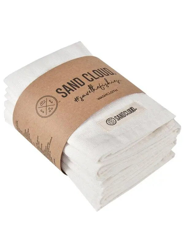Terra Bath Washcloth Bundle - 6 Pack - Ivory | Sand Cloud