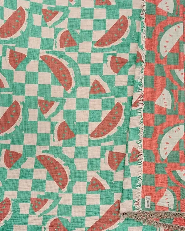 Melon Checker - PARTY BLANKET | Sand Cloud - Image 5