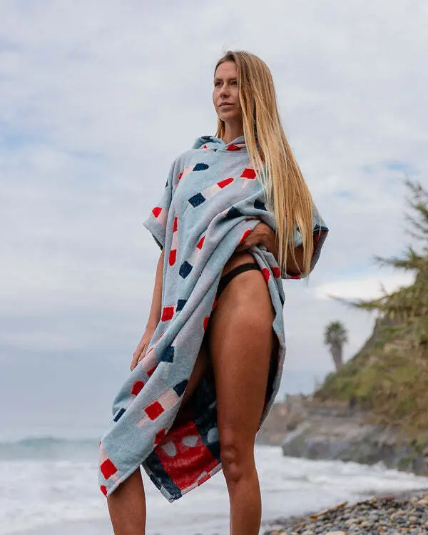 Popsicle Hooded Poncho | Sand Cloud - Image 4