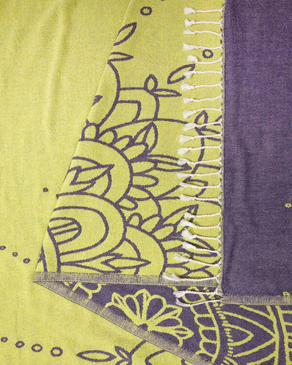 Grape Flower Mandala Beach Towel | Sand Cloud - Image 5