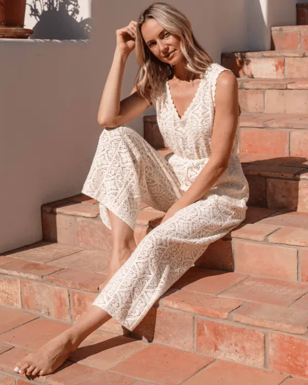 Karna Lace Jumpsuit | Sand Cloud - Image 6