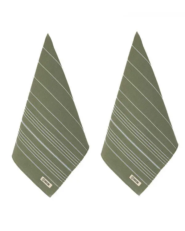Classic Fringeless Hand Bath Bundle 2 Pack - Hedge Green | Sand Cloud - Image 4