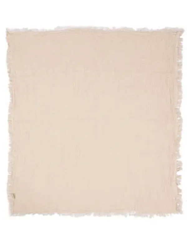 Little Fishies Gauze Receiving Blanket - Natural | Sand Cloud - Image 3
