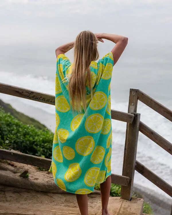 Lemons Hooded Poncho | Sand Cloud - Image 4