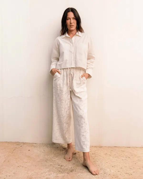 Dakota Crop Shirt | Sand Cloud - Image 2