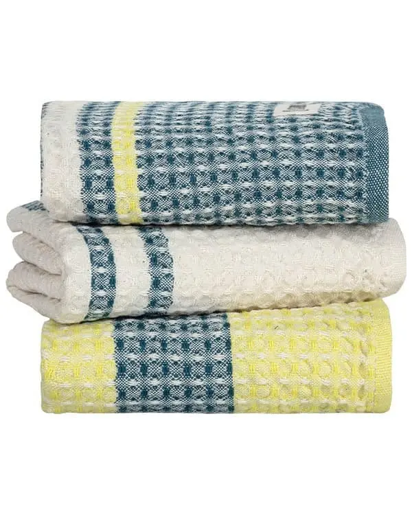 Verbena Waffle Kitchen Towel Bundle - Assorted 3 Pack | Sand Cloud